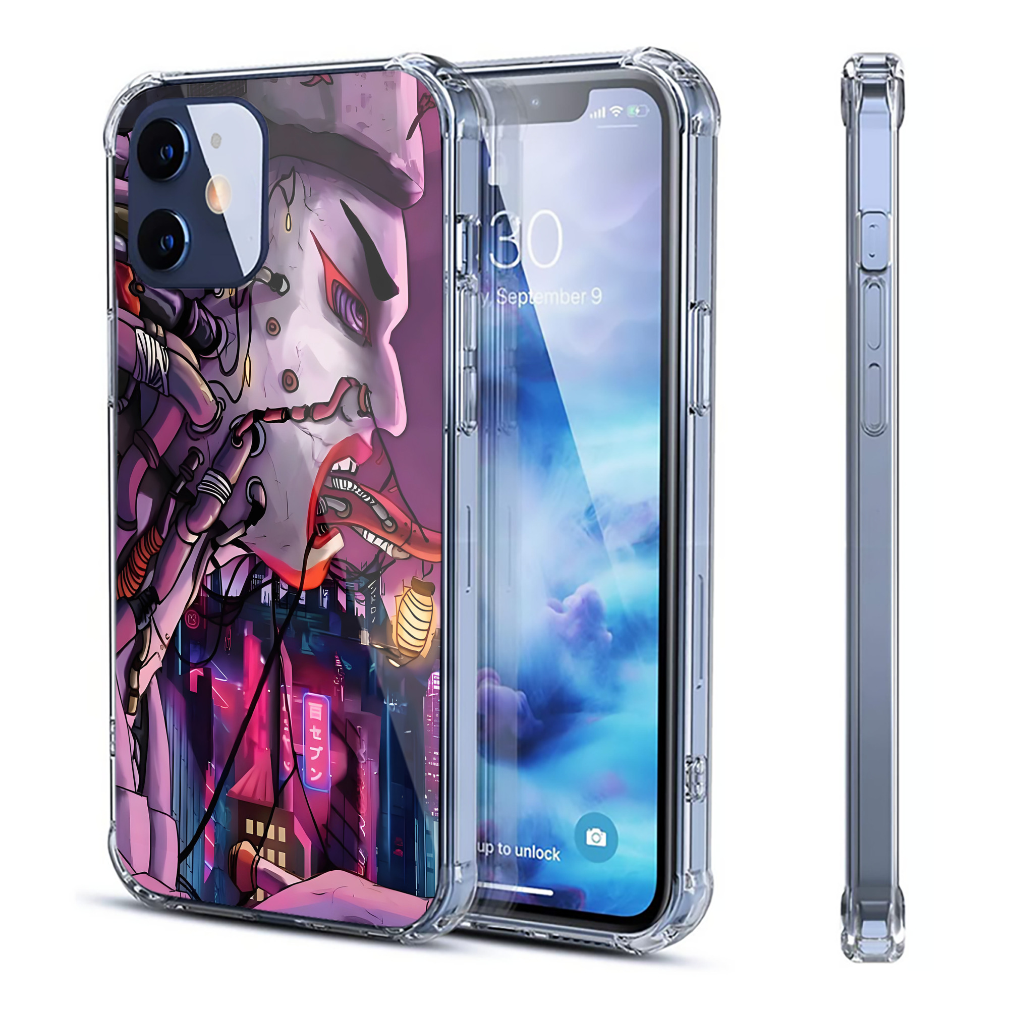 （画像用） NARUTO -ナルト- NARUTO -ナルト- 疾風伝 【iPhone 12シリーズ対応】透明スマホケース（クリアソフトケース）